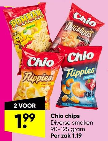 Aanbiedingen Chio chips - Chio - Geldig van 28/03/2022 tot 10/04/2022 bij Big Bazar