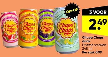 Aanbiedingen Chupa chups drink - Chupa Chups - Geldig van 28/03/2022 tot 10/04/2022 bij Big Bazar
