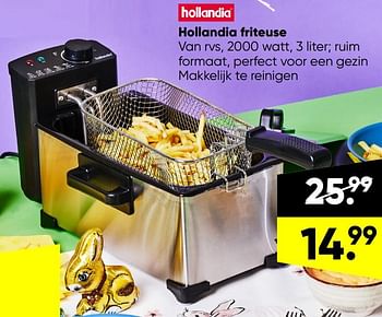 Aanbiedingen Hollandia friteuse - Hollandia - Geldig van 28/03/2022 tot 10/04/2022 bij Big Bazar