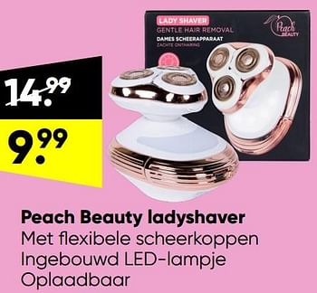 Aanbiedingen Peach beauty ladyshaver - Huismerk - Big Bazar - Geldig van 28/03/2022 tot 10/04/2022 bij Big Bazar