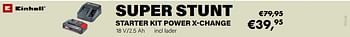 Aanbiedingen Einhell starter kit power x-change - Einhell - Geldig van 28/03/2022 tot 30/06/2022 bij Multi Bazar