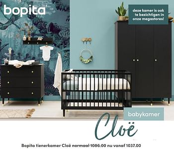 Aanbiedingen Bopita tienerkamer Cloë - Bopita - Geldig van 03/04/2022 tot 09/04/2022 bij Baby & Tiener Megastore