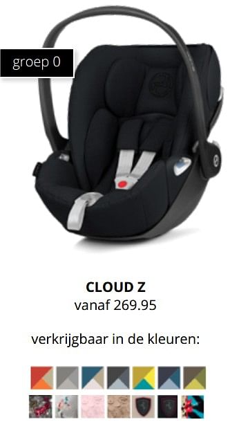 Aanbiedingen Cloud z - Cybex - Geldig van 03/04/2022 tot 09/04/2022 bij Baby & Tiener Megastore