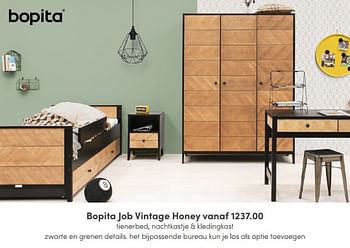 Aanbiedingen Bopita job vintage honey - Bopita - Geldig van 03/04/2022 tot 16/04/2022 bij Baby & Tiener Megastore