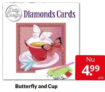 Aanbiedingen Butterfly and cup - Huismerk - Boekenvoordeel - Geldig van 02/04/2022 tot 10/04/2022 bij Boekenvoordeel