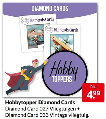 Aanbiedingen Hobbytopper diamond cards - Huismerk - Boekenvoordeel - Geldig van 02/04/2022 tot 10/04/2022 bij Boekenvoordeel