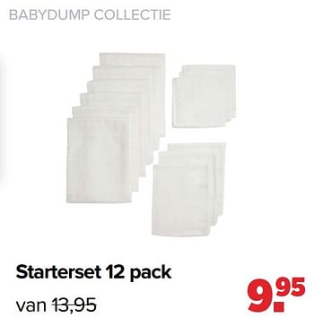 Aanbiedingen Babydump collectie starterset - Huismerk - Baby-Dump - Geldig van 28/03/2022 tot 23/04/2022 bij Baby-Dump