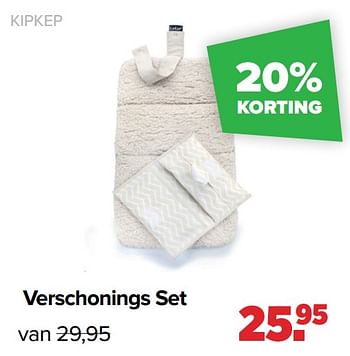 Aanbiedingen Kipkep verschonings set - KipKep - Geldig van 28/03/2022 tot 23/04/2022 bij Baby-Dump