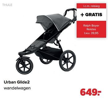 Aanbiedingen Thule urban glide2 wandelwagen - Thule - Geldig van 28/03/2022 tot 23/04/2022 bij Baby-Dump