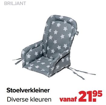 Aanbiedingen Briljant stoelverkleiner - Briljant Baby - Geldig van 28/03/2022 tot 23/04/2022 bij Baby-Dump