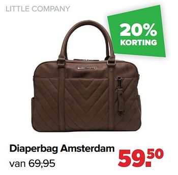 Aanbiedingen Little company diaperbag amsterdam - Little Company - Geldig van 28/03/2022 tot 23/04/2022 bij Baby-Dump