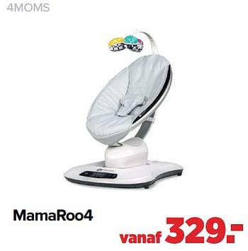 Aanbiedingen 4moms mamaroo4 - 4Moms - Geldig van 28/03/2022 tot 23/04/2022 bij Baby-Dump