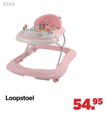 Aanbiedingen Kekk loopstoel - Kekk - Geldig van 28/03/2022 tot 23/04/2022 bij Baby-Dump