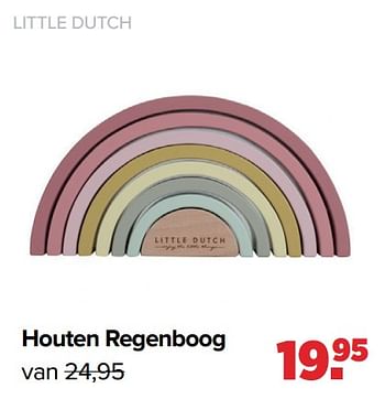 Aanbiedingen Little dutch houten regenboog - Little Dutch - Geldig van 28/03/2022 tot 23/04/2022 bij Baby-Dump