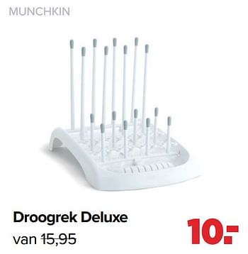 Aanbiedingen Munchkin droogrek deluxe - Munchkin - Geldig van 28/03/2022 tot 23/04/2022 bij Baby-Dump