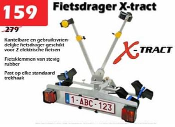 Aanbiedingen Fietsdrager x-tract - X-tract - Geldig van 31/03/2022 tot 24/04/2022 bij Itek