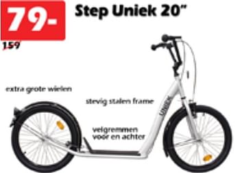 Aanbiedingen Step uniek 20`` - Huismerk - Itek - Geldig van 31/03/2022 tot 24/04/2022 bij Itek