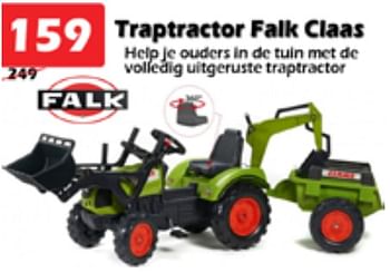 Aanbiedingen Traptractor falk claas - Falk - Geldig van 31/03/2022 tot 24/04/2022 bij Itek