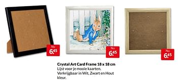 Aanbiedingen Crystal art card frame - Huismerk - Boekenvoordeel - Geldig van 09/04/2022 tot 17/04/2022 bij Boekenvoordeel