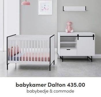 Aanbiedingen Babykamer dalton - Huismerk - Baby &amp; Tiener Megastore - Geldig van 10/04/2022 tot 16/04/2022 bij Baby & Tiener Megastore