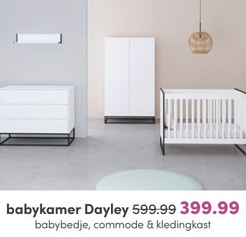 Aanbiedingen Babykamer dayley - Huismerk - Baby &amp; Tiener Megastore - Geldig van 10/04/2022 tot 16/04/2022 bij Baby & Tiener Megastore