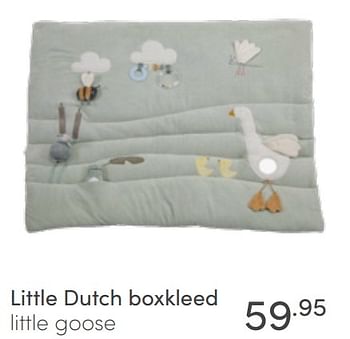 Aanbiedingen Little dutch boxkleed little goose - Little Dutch - Geldig van 10/04/2022 tot 16/04/2022 bij Baby & Tiener Megastore