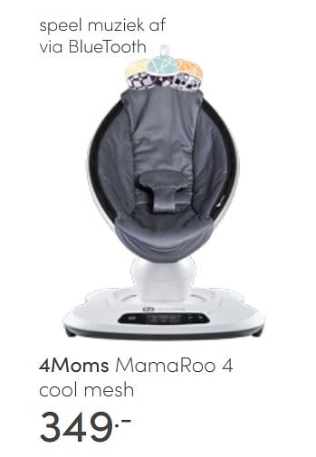 Aanbiedingen 4moms mamaroo 4 cool mesh - 4Moms - Geldig van 10/04/2022 tot 16/04/2022 bij Baby & Tiener Megastore