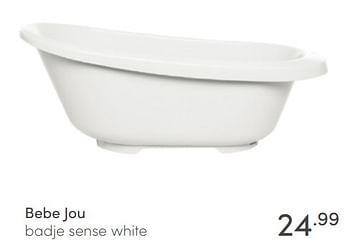 Aanbiedingen Bebe jou badje sense white - Bebe-jou - Geldig van 10/04/2022 tot 16/04/2022 bij Baby & Tiener Megastore