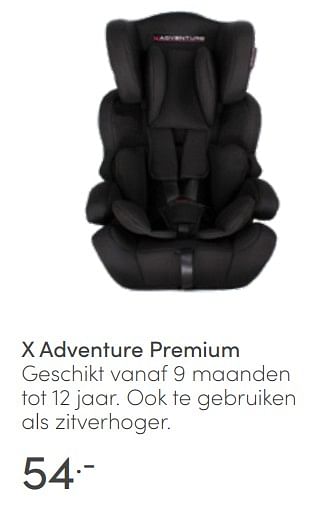 Aanbiedingen X adventure premium - Xadventure - Geldig van 10/04/2022 tot 16/04/2022 bij Baby & Tiener Megastore