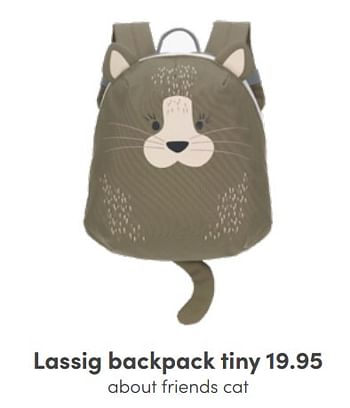Aanbiedingen Lassig backpack tiny - Lassig - Geldig van 10/04/2022 tot 16/04/2022 bij Baby & Tiener Megastore