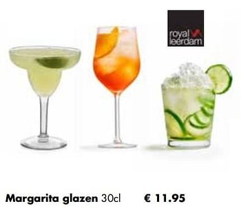 Aanbiedingen Margarita glazen - Royal Leerdam - Geldig van 25/04/2022 tot 21/05/2022 bij Multi Bazar