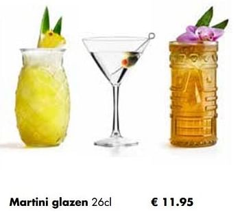 Aanbiedingen Martini glazen - Huismerk - Multi Bazar - Geldig van 25/04/2022 tot 21/05/2022 bij Multi Bazar