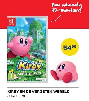 Aanbiedingen Kirby en de vergeten wereld - Nintendo - Geldig van 15/04/2022 tot 20/05/2022 bij Supra Bazar
