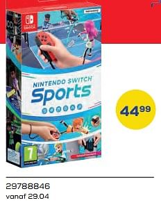 Aanbiedingen Nintendo switch sports - Nintendo - Geldig van 15/04/2022 tot 20/05/2022 bij Supra Bazar