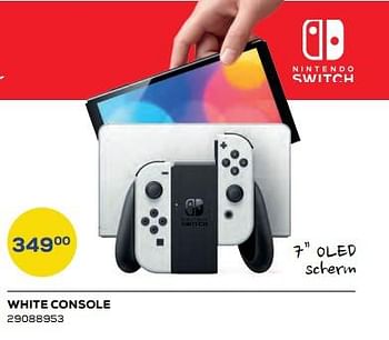 Aanbiedingen Nintendo white console - Nintendo - Geldig van 15/04/2022 tot 20/05/2022 bij Supra Bazar
