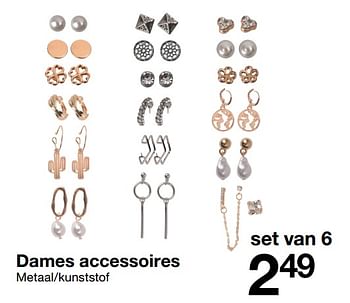 Aanbiedingen Dames accessoires - Huismerk - Zeeman  - Geldig van 16/04/2022 tot 22/04/2022 bij Zeeman
