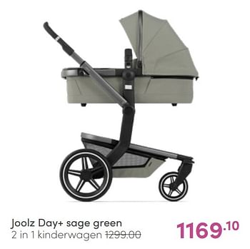 Aanbiedingen Joolz day+ sage green 2 in 1 kinderwagen - Joolz - Geldig van 17/04/2022 tot 23/04/2022 bij Baby & Tiener Megastore
