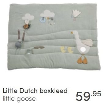 Aanbiedingen Little dutch boxkleed little goose - Little Dutch - Geldig van 17/04/2022 tot 23/04/2022 bij Baby & Tiener Megastore