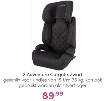 Aanbiedingen X adventure cargofix zwart - Xadventure - Geldig van 17/04/2022 tot 23/04/2022 bij Baby & Tiener Megastore