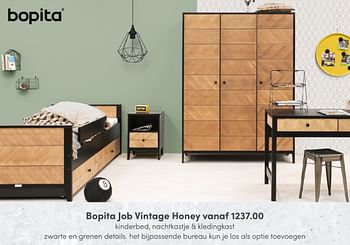Aanbiedingen Bopita job vintage honey - Bopita - Geldig van 17/04/2022 tot 23/04/2022 bij Baby & Tiener Megastore