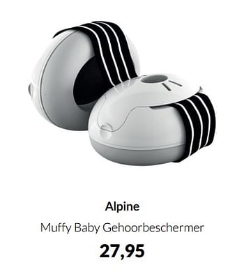 Aanbiedingen Alpine muffy baby gehoorbeschermer - Alpine - Geldig van 12/04/2022 tot 16/05/2022 bij Babypark