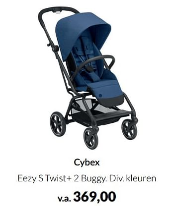 Aanbiedingen Cybex eezy s twist+ 2 buggy - Cybex - Geldig van 12/04/2022 tot 16/05/2022 bij Babypark
