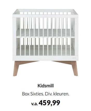 Aanbiedingen Kidsmill box sixties - Kidsmill - Geldig van 12/04/2022 tot 16/05/2022 bij Babypark