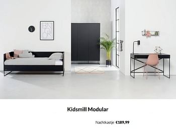 Aanbiedingen Kidsmill modular nachtkastje - Kidsmill - Geldig van 12/04/2022 tot 16/05/2022 bij Babypark