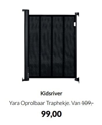 Aanbiedingen Kidsriver yara oprolbaar traphekje - Kidsriver - Geldig van 12/04/2022 tot 16/05/2022 bij Babypark