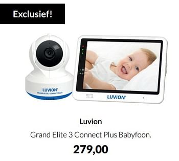 Aanbiedingen Luvion grand elite 3 connect plus babyfoon - Luvion - Geldig van 12/04/2022 tot 16/05/2022 bij Babypark