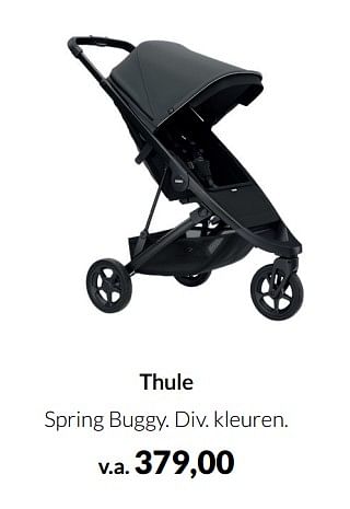 Aanbiedingen Thule spring buggy - Thule - Geldig van 12/04/2022 tot 16/05/2022 bij Babypark