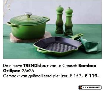 Aanbiedingen Grillpan - Le creuset - Geldig van 25/04/2022 tot 21/05/2022 bij Multi Bazar