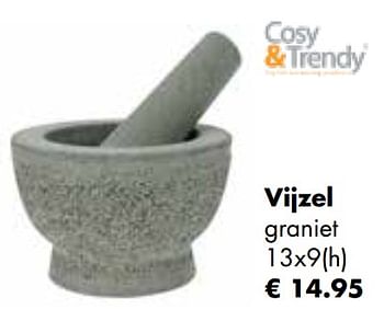 Aanbiedingen Vijzel graniet - Cosy &amp; Trendy - Geldig van 25/04/2022 tot 21/05/2022 bij Multi Bazar