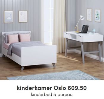 Aanbiedingen Kinderkamer oslo - Huismerk - Baby &amp; Tiener Megastore - Geldig van 17/04/2022 tot 30/04/2022 bij Baby & Tiener Megastore